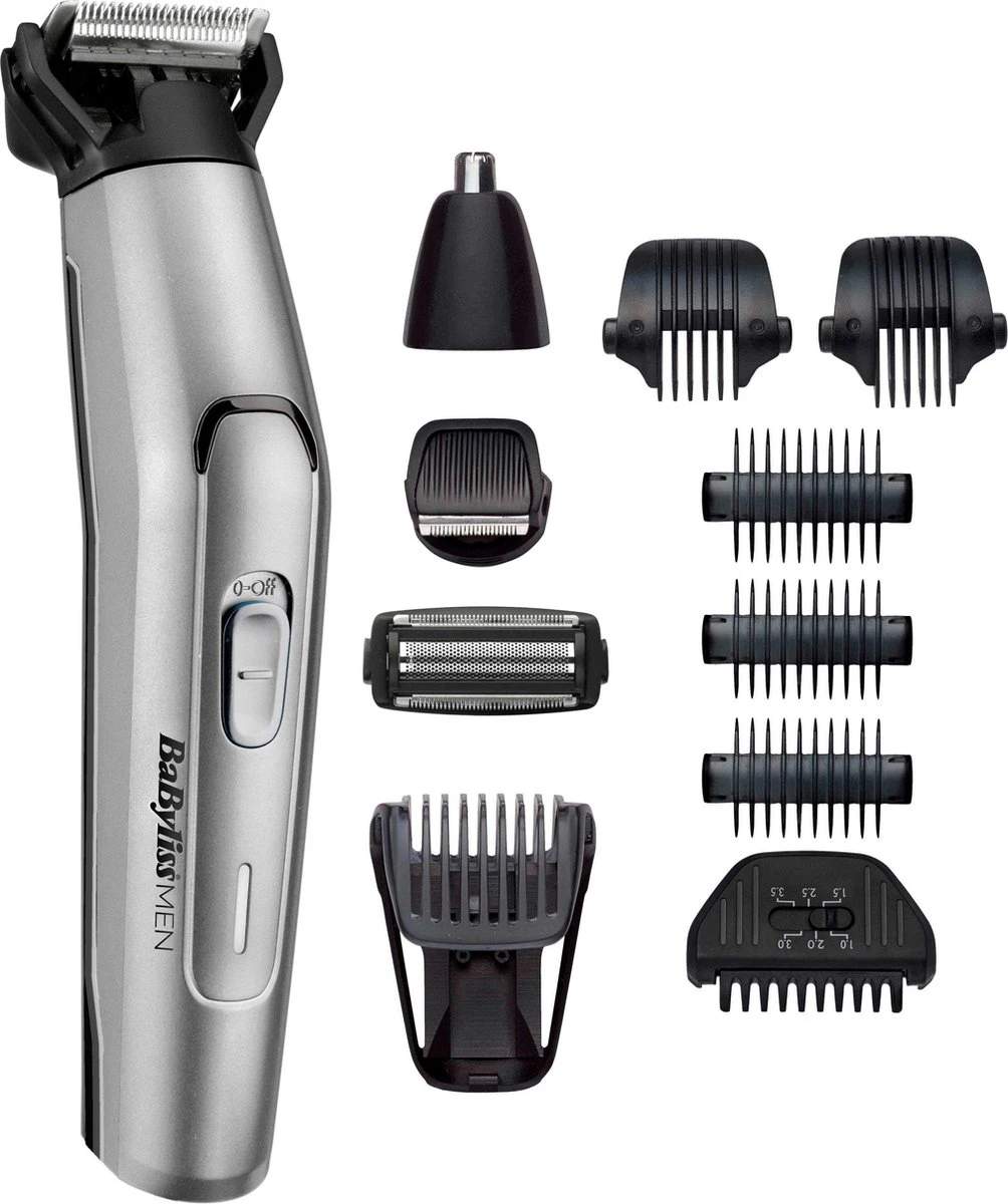 BaBylissMEN 11-in-1 Titanium Multitrimmer MT861E - Waterproof - 70 Min Draadloos Gebruik 1 BaBylissMEN 11-in-1 Titanium Multitrimmer MT861E - Waterproof - 70 Min Draadloos Gebruik