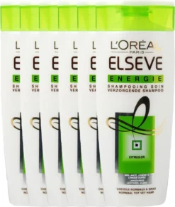 L’Oréal Paris Elsève Energie Shampoo - 6 X 250 Ml - Normaal Tot Vet Haar - Voordeelverpakking -Oral B Shop 1014x1200 3