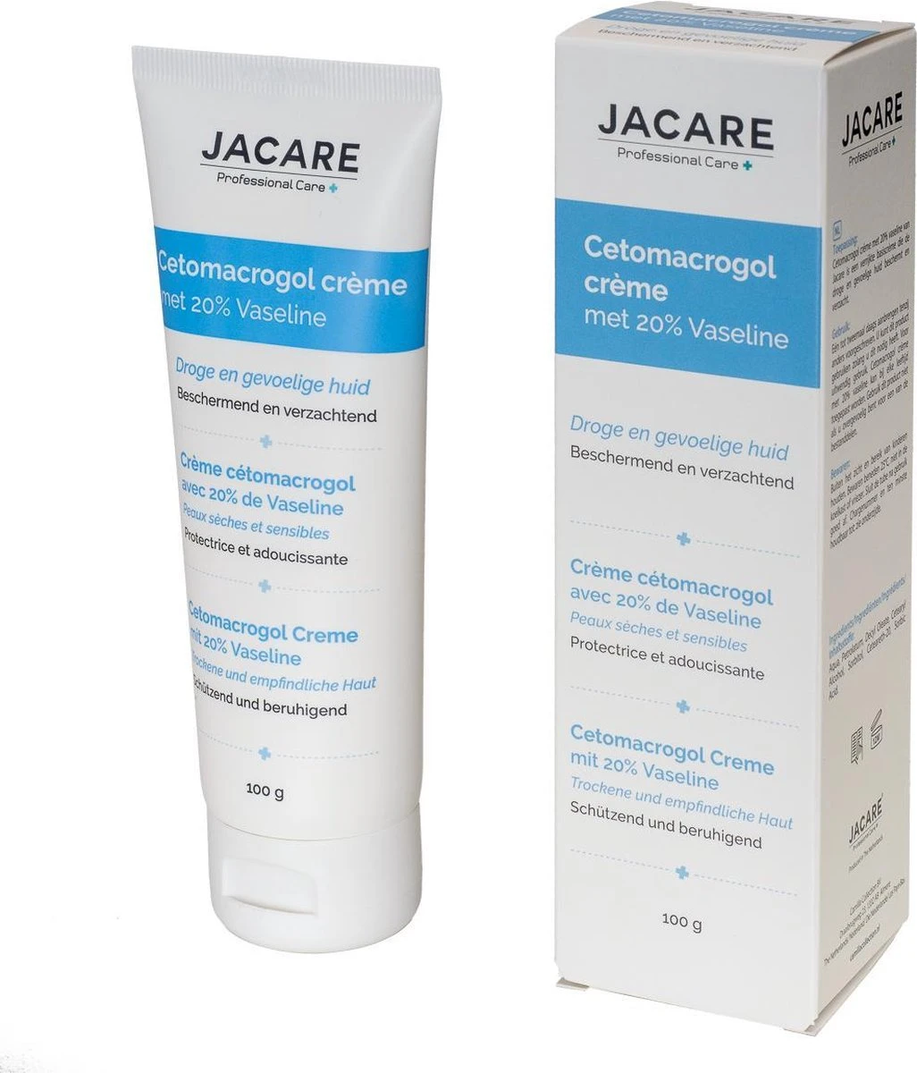 Jacare Cetomacrogol Creme 20% Vaseline 100 Gr 2 Jacare Cetomacrogol Creme 20% Vaseline 100 Gr - Afbeelding 2