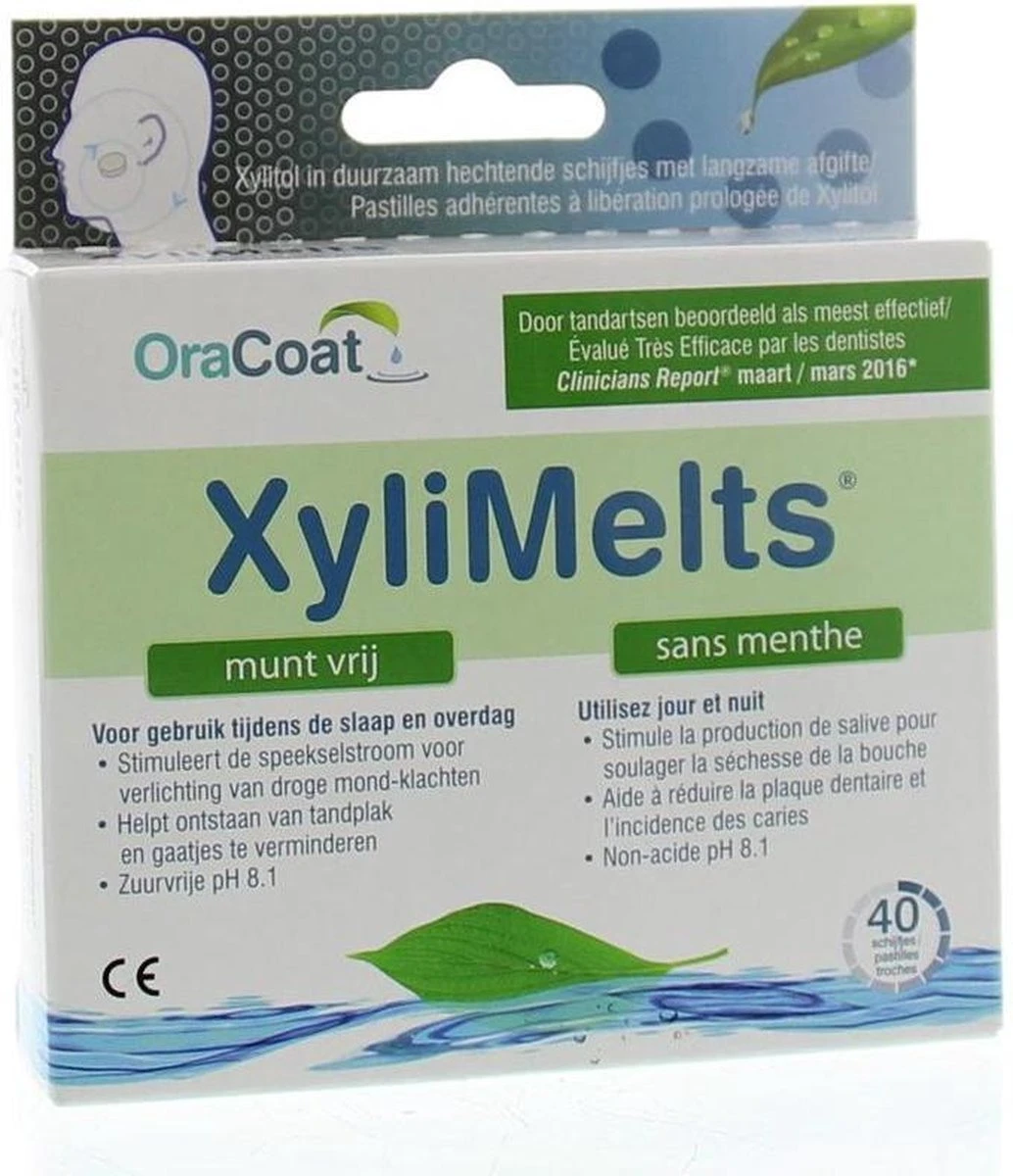 XyliMelts - Munt Vrij | Voor Droge Mond 9 XyliMelts - Munt Vrij | Voor Droge Mond - Afbeelding 9