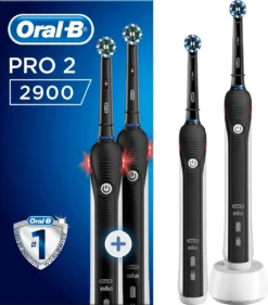 Oral B Oral_B Pro 2 - 2900 - Duoverpakking Elektrische Tandenborstel - Zwart