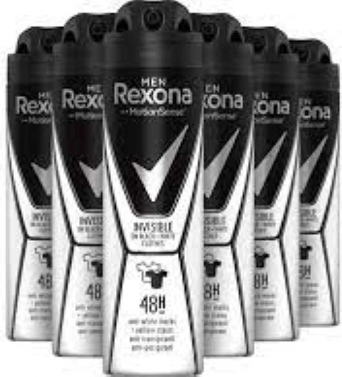 Rexona Men Invisible Anti-Transpirant Spray - 6 X 150 Ml - Voordeelverpakking 14 Rexona Men Invisible Anti-Transpirant Spray - 6 X 150 Ml - Voordeelverpakking - Afbeelding 14