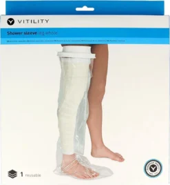 VITILITY Douchehoes Been Heel - Gipshoes - Gips En Verband Bescherming Tegen Vocht 31 VITILITY Douchehoes Been Heel - Gipshoes - Gips En Verband Bescherming Tegen Vocht -Oral B Shop 1107x1200