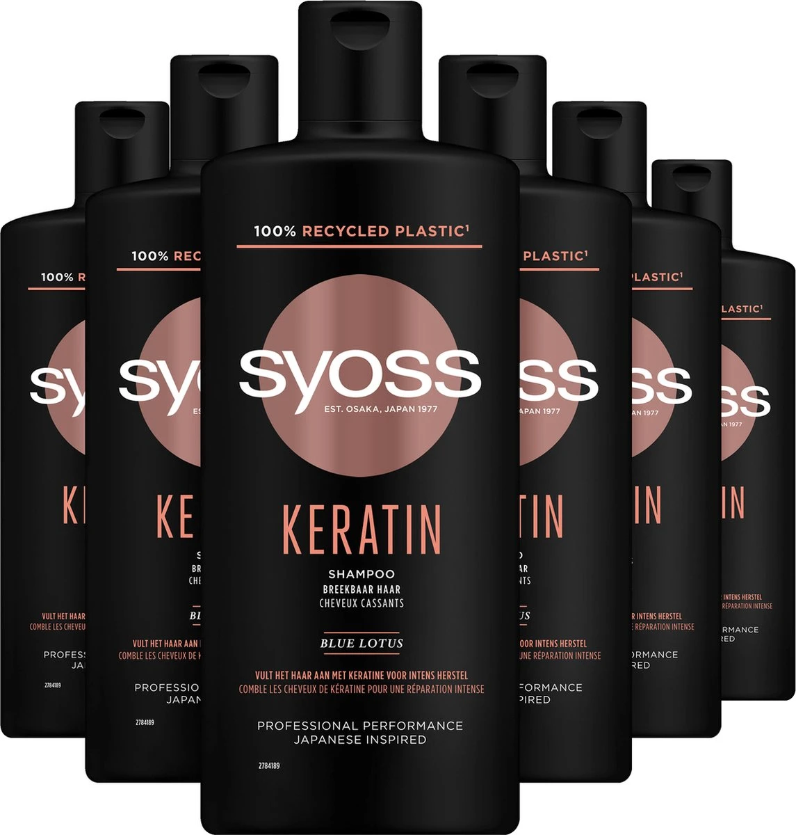 SYOSS Keratin Shampoo 6x 440ml - Grootverpakking 1 SYOSS Keratin Shampoo 6x 440ml - Grootverpakking