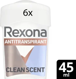 Alternative view of Rexona Deodorant Stick - Maximum Protection - Clean Scent - 6 X 45 Ml