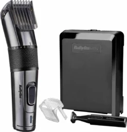 BaBylissMEN Carbon Titanium Tondeuse E978E - 26 Lengtes - Carbon Titanium Messen
