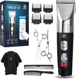 Beeperfect® Professionele Tondeuse Mannen - Draadloos - Haartrimmer - Tondeuse Hoofdhaar - Gratis Kappersset