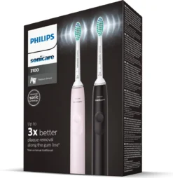 Philips Sonicare Series 3100 HX3675/15 - Elektrische Tandenborstel - Zwart & Roze - Duopack -Oral B Shop 1169x1200 2