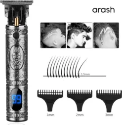 Arash® Tondeuse Mannen - 2023 Nieuwste Model - Draadloze Haartrimmer - Geschikt Voor Hoofdhaar/Baardhaar - Trimmer Draadloos - Scheerapparaat - Grijs - Inclusief Oplaadblok En 4 Opzetstukjes 14 Arash® Tondeuse Mannen - 2023 Nieuwste Model - Draadloze Haartrimmer - Geschikt Voor Hoofdhaar/Baardhaar - Trimmer Draadloos - Scheerapparaat - Grijs - Inclusief Oplaadblok En 4 Opzetstukjes -Oral B Shop 1170x1200 7