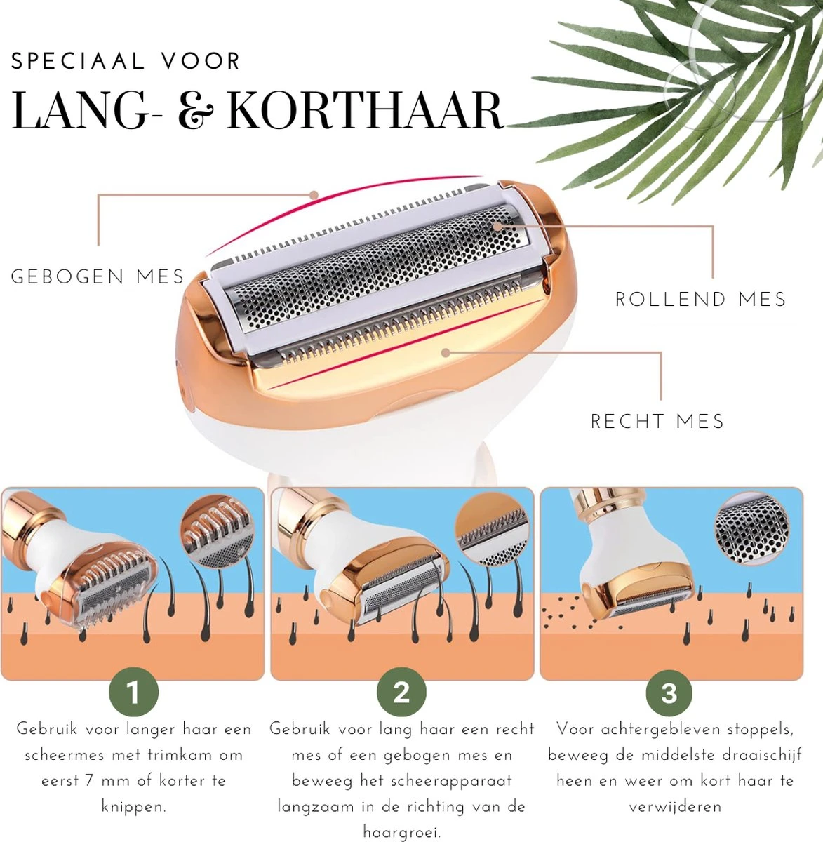 4 In 1 Multifuntioneel Beautyapparaat – Elektrische Wenkbrauw Trimmer – Haarverwijderaar Vrouw - Ladyshave – Gezicht, Oksels, Benen, Bikinilijn – Ontharingsapparaat – Neustrimmer – USB Oplaadbaar – Scheerapparaat 5 4 In 1 Multifuntioneel Beautyapparaat – Elektrische Wenkbrauw Trimmer – Haarverwijderaar Vrouw - Ladyshave – Gezicht, Oksels, Benen, Bikinilijn – Ontharingsapparaat – Neustrimmer – USB Oplaadbaar – Scheerapparaat - Afbeelding 5