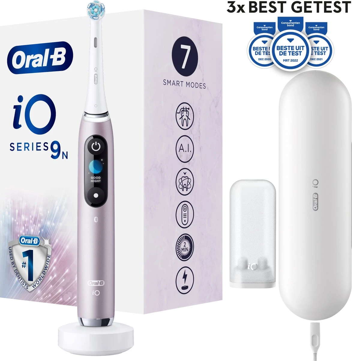 Oral B Oral-B IO 9n - Elektrische Tandenborstel - Roze 6 Oral B Oral-B IO 9n - Elektrische Tandenborstel - Roze - Afbeelding 6