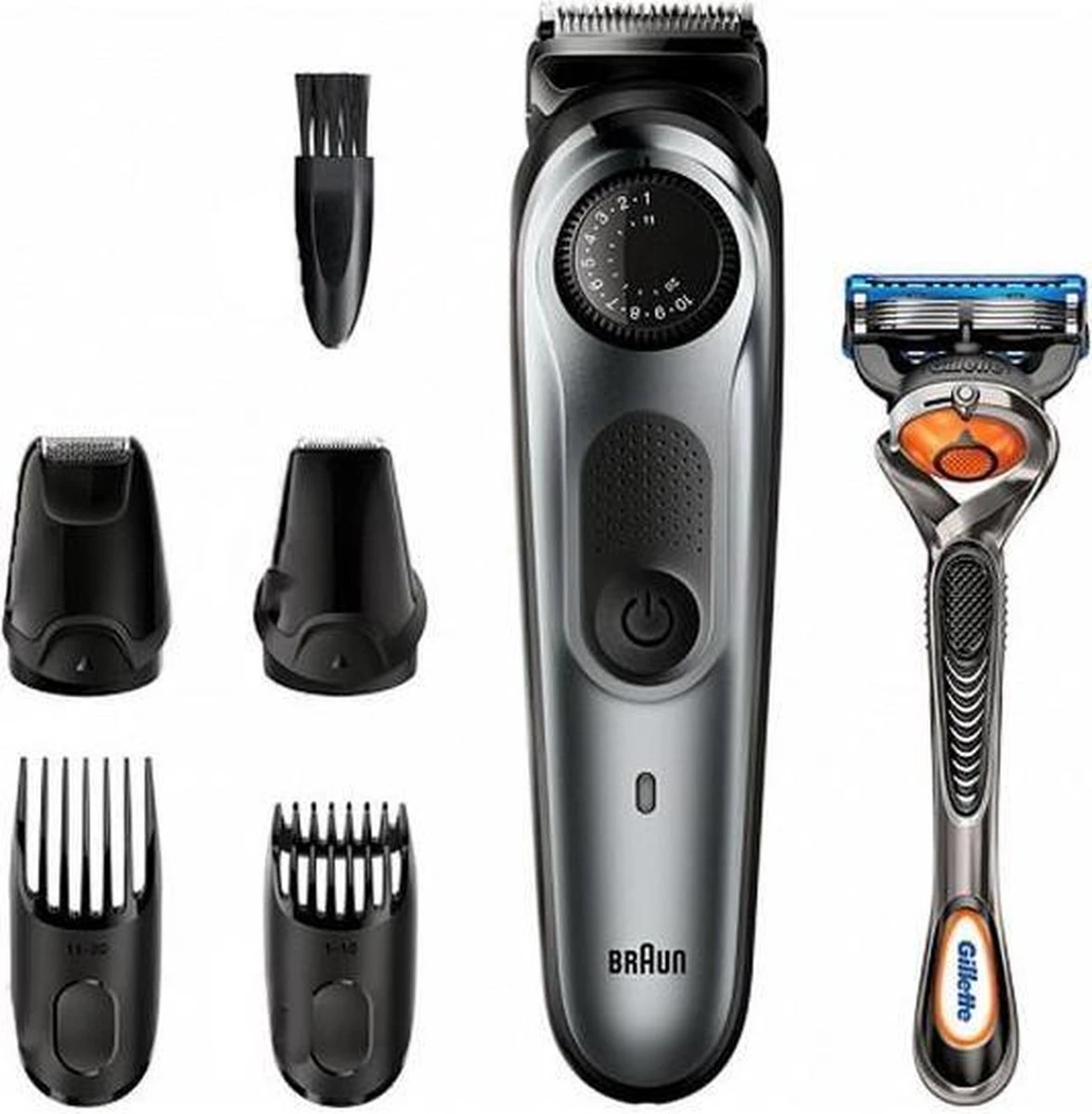 Braun Baardtrimmer En Haartrimmer BT7220 - Zwart Metaalgrijs 15 Braun Baardtrimmer En Haartrimmer BT7220 - Zwart Metaalgrijs - Afbeelding 15