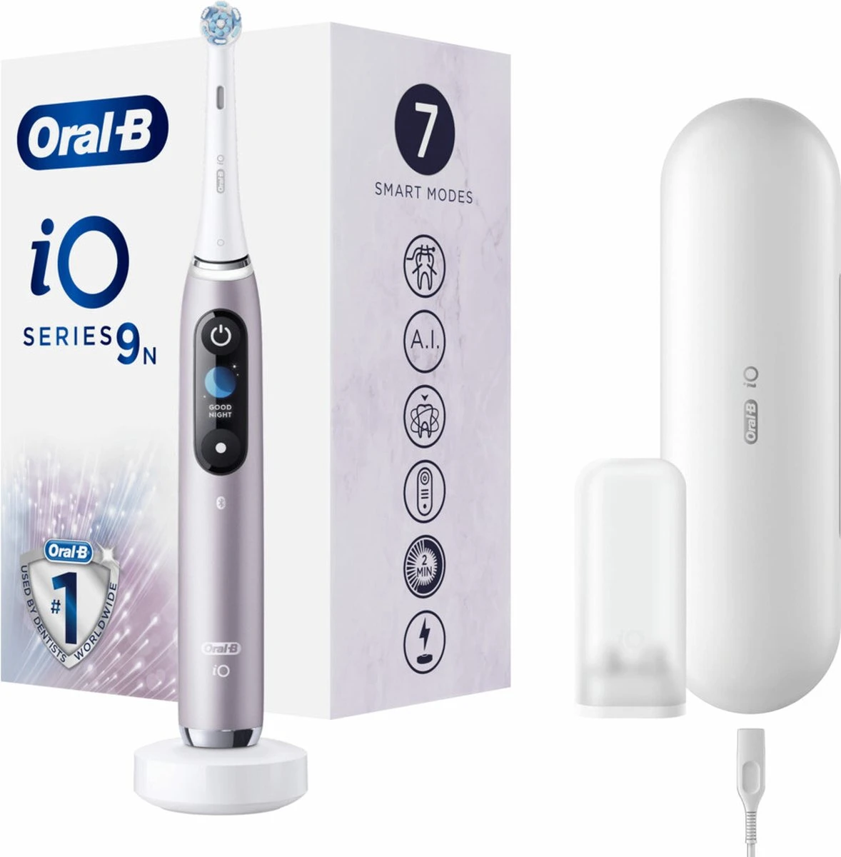 Oral B Oral-B IO 9n - Elektrische Tandenborstel - Roze 13 Oral B Oral-B IO 9n - Elektrische Tandenborstel - Roze - Afbeelding 13