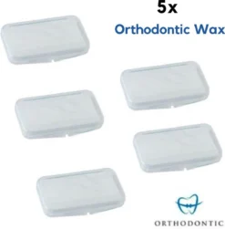 5x Orthodontic Wax - Beugel Wax - Zonder Smaak - Voordeelpak