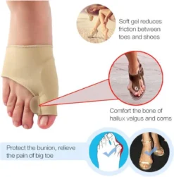 Alternative view of Merkloos Hallux Valgus Teen Spreider/Corrector Knobbel Teen Corrector |bunion | Eeltknobbel | Teen Rechtzetten | Comfortabel