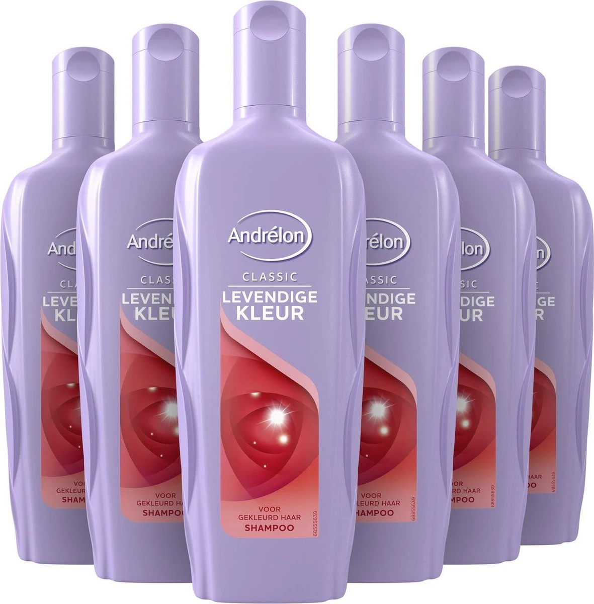 Andrélon Classic Levendige Kleur Shampoo - 6 X 300ml - Voordeelverpakking 2 Andrélon Classic Levendige Kleur Shampoo - 6 X 300ml - Voordeelverpakking - Afbeelding 2