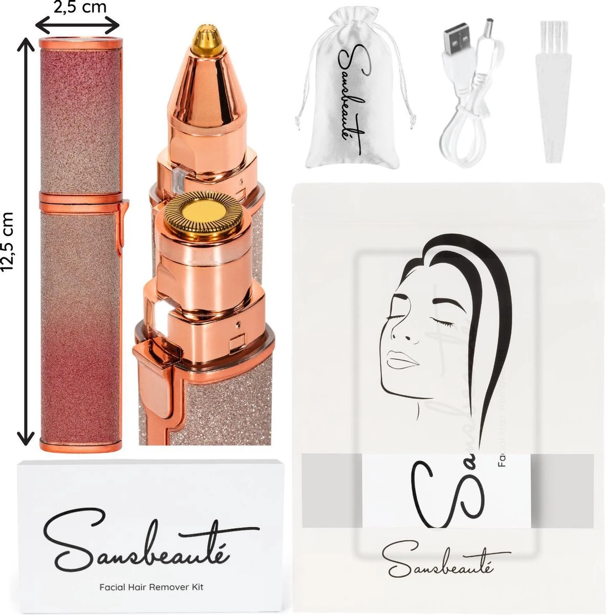 Wenkbrauw Trimmer - Gezichtsontharing Dames - Gezichtshaar Verwijderen Vrouw - Safety Razor - Ladyshave - Flawless Gezichts Ontharing - Wenkbrauw Scheermesje 5 Wenkbrauw Trimmer - Gezichtsontharing Dames - Gezichtshaar Verwijderen Vrouw - Safety Razor - Ladyshave - Flawless Gezichts Ontharing - Wenkbrauw Scheermesje - Afbeelding 5