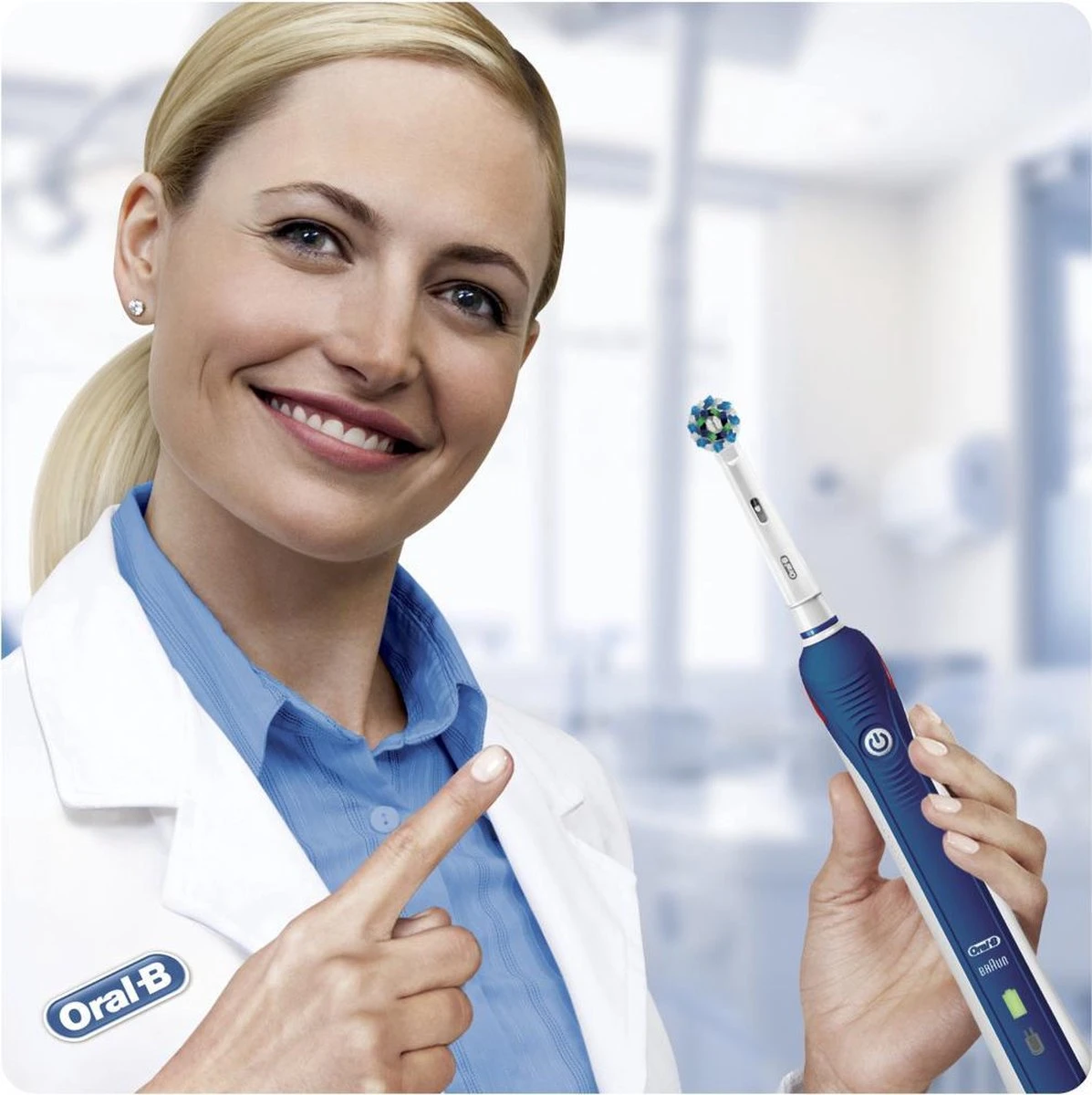 Oral B Oral-B Pro 2 2700 CrossAction - Elektrische Tandenborstel - Blauw, Wit 7 Oral B Oral-B Pro 2 2700 CrossAction - Elektrische Tandenborstel - Blauw, Wit - Afbeelding 7