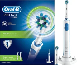 Oral B Oral-B PRO 670 CrossAction - Elektrische Tandenborstel - Met 2 Opzetborstels 15 Oral B Oral-B PRO 670 CrossAction - Elektrische Tandenborstel - Met 2 Opzetborstels -Oral B Shop 1200x1013