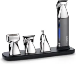 BaByliss Super-X Metal 15-in-1 Trimmerset MT996E - Tondeuse - Magnetische Koppen - 5 Uur Draadloos Gebruik