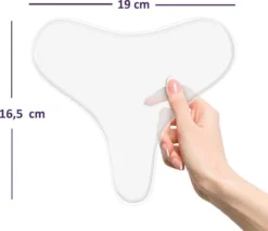Alternative view of Simia™ Anti Rimpel Beauty Pads - Decolleté Large T Shape Set (2 Stuks) - Herbruikbaar Anti Aging Siliconen Pad Tegen Lijntjes En Slaaprimpels