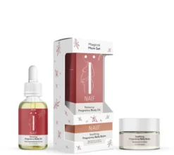 Alternative view of Naïf Magical Mom Geschenkset - Lichaamsolie & Bellybalm - Voordeelverpakking 90 + 100ml - Met Natuurlijke Ingrediënten