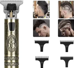 Alternative view of Golden Panther Professionele Draadloze Tondeuse - Trimmer Mannen - Scheerapparaat - Geschikt Voor Haar & Baard - Trimmer Lichaam - Bodygroomer Heren - Precision Detailer - Shaving Men