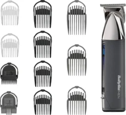 Alternative view of BaByliss Super-X Metal 15-in-1 Trimmerset MT996E - Tondeuse - Magnetische Koppen - 5 Uur Draadloos Gebruik