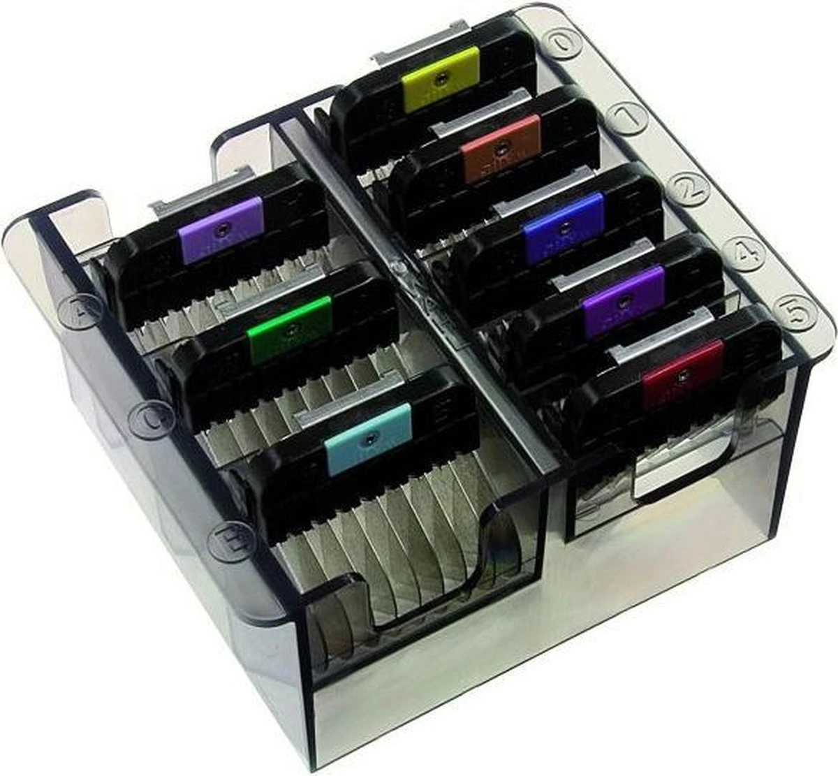 Wahl Moser Opzetkammen In Box - Tondeuse - 8 Stuks 1 Wahl Moser Opzetkammen In Box - Tondeuse - 8 Stuks