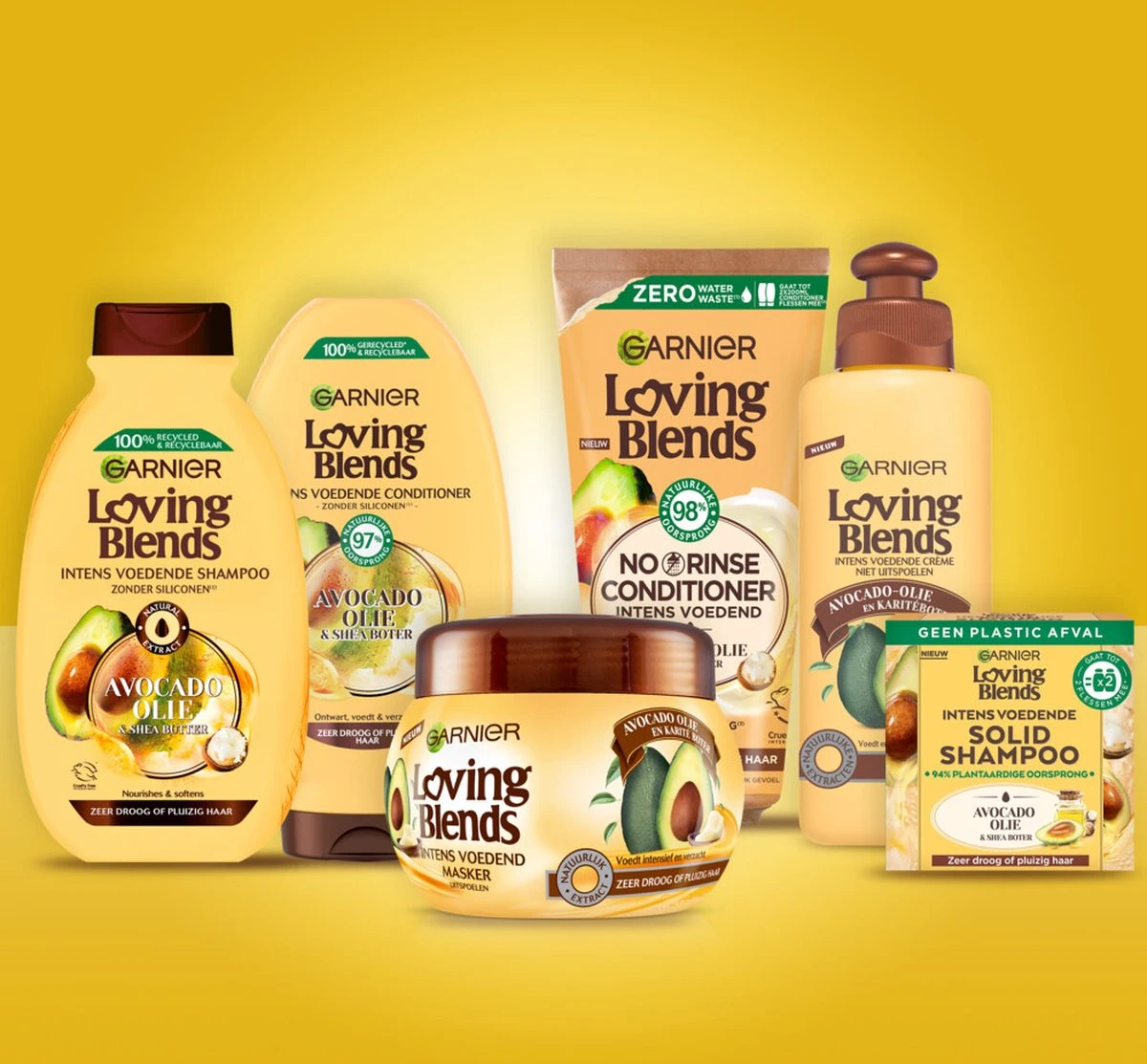 Garnier Loving Blends Shampoo Avocado-Karité - 6 X 600 Ml 2 Garnier Loving Blends Shampoo Avocado-Karité - 6 X 600 Ml - Afbeelding 2