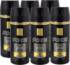 Axe Deodorant Gold Oud Wood & Dark Vanilla 6 X 150ml