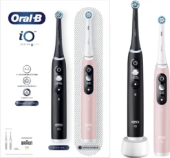 Oral B Oral-B IO 6 - Black & Pink - Elektrische Tandenborstels - Ontworpen Door Braun -Oral B Shop 1200x1115
