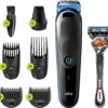 Braun MGK5245 7-in-1 Trimmer Baardtrimmer Voor Mannen - Gezichts- En Haartrimmer - Zwart/Blauw