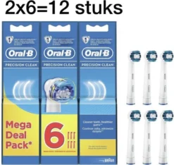 Oral B Precision Clean 12 Stuk. 2x6 8 Oral B Precision Clean 12 Stuk. 2x6 -Oral B Shop 1200x1137