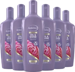 Alternative view of Andrélon Oil & Shine Special Shampoo - 6 X 300 Ml - Voordeelverpakking