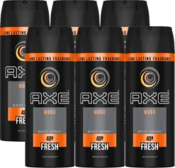 Alternative view of Axe Musk Bodyspray Deodorant - 6 X 150 Ml - Voordeelverpakking