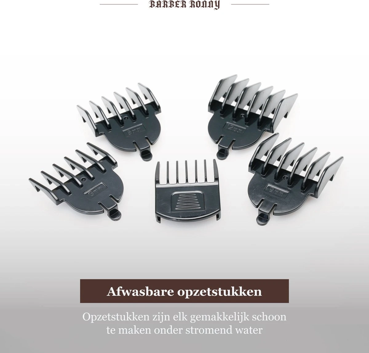 BarberRonny 5 In 1 Baardtrimmer Voor Mannen - Trimmer - Bodygroomer - Multigroomer 5 BarberRonny 5 In 1 Baardtrimmer Voor Mannen - Trimmer - Bodygroomer - Multigroomer - Afbeelding 5