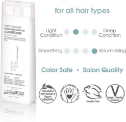 Alternative view of Giovanni Cosmetics - Direct Leave-In Weightless Moisture Conditioner - 250 Ml