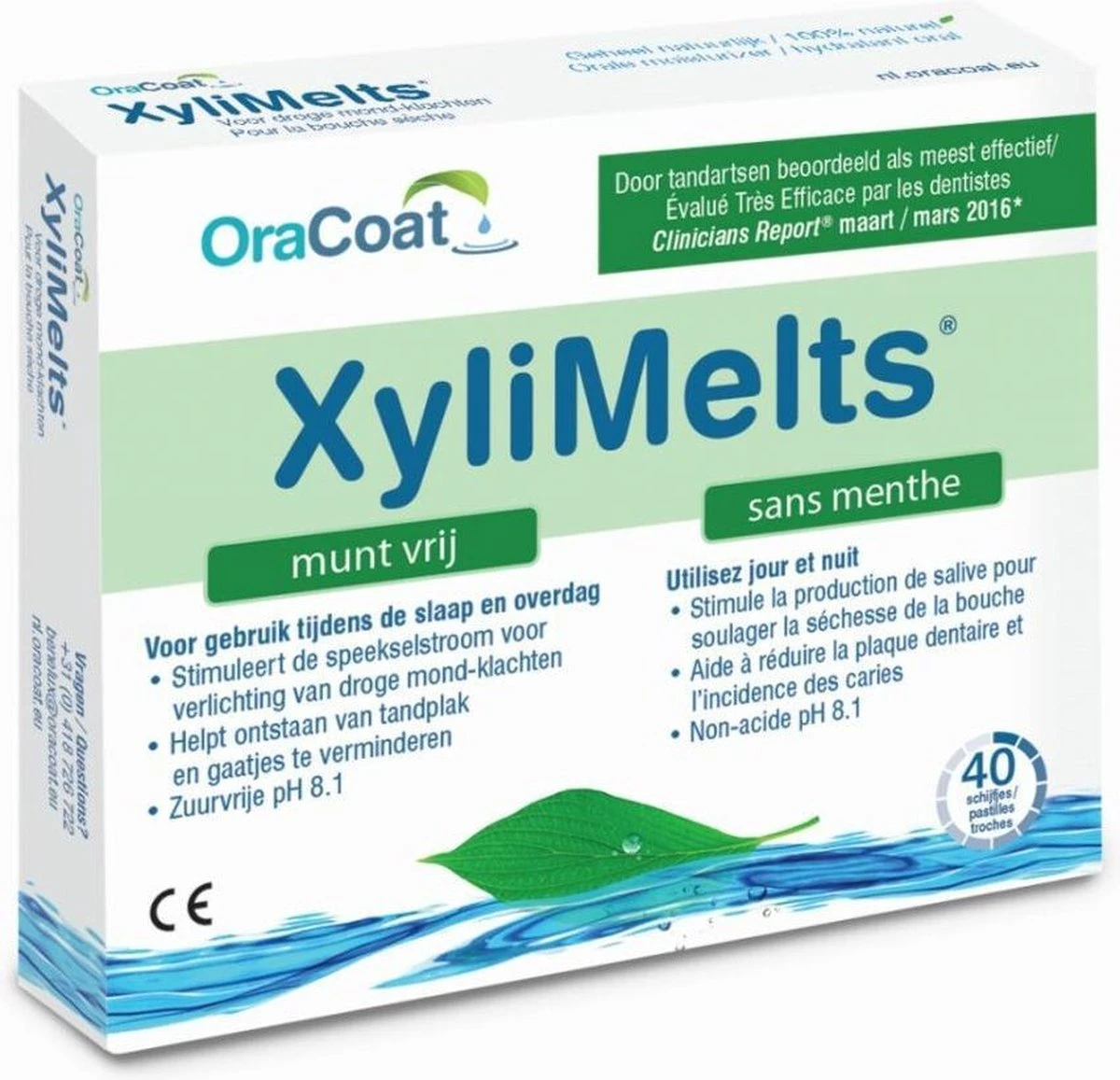 XyliMelts - Munt Vrij | Voor Droge Mond 1 XyliMelts - Munt Vrij | Voor Droge Mond