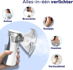 Aerosoltoestel Met 3 Mondstukken - Nebulizer Inhalator - Aerosoltoestel Kinderen, Volwassenen En Baby's - Vernevelaar Inhalator - Gezichtsstomer - Helpt Tegen Luchtwegaandoeningen -Oral B Shop 1200x1157 7