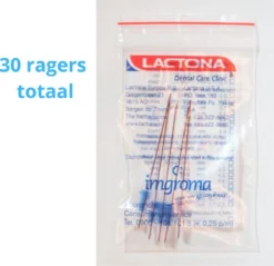 Lactona EasyDent Type B 31 - 8mm - Ragers - 6 Gripzak X 5 Stuks - Voordeelpakket