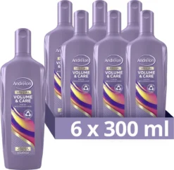Andrélon Shampoo Volume&Care - 6x 300ML - Voordeelverpakking