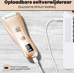 BAESS Elektrische Eeltverwijderaar - 3 Slijprollen - Afzuiging - Oplaadbaar - Goud 16 BAESS Elektrische Eeltverwijderaar - 3 Slijprollen - Afzuiging - Oplaadbaar - Goud -Oral B Shop 1200x1179 6
