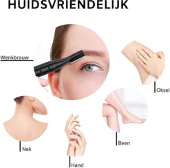 Alternative view of Adler Wenkbrauw Trimmer - Precisietrimmer - Wenkbrauw Mesje - Zwart