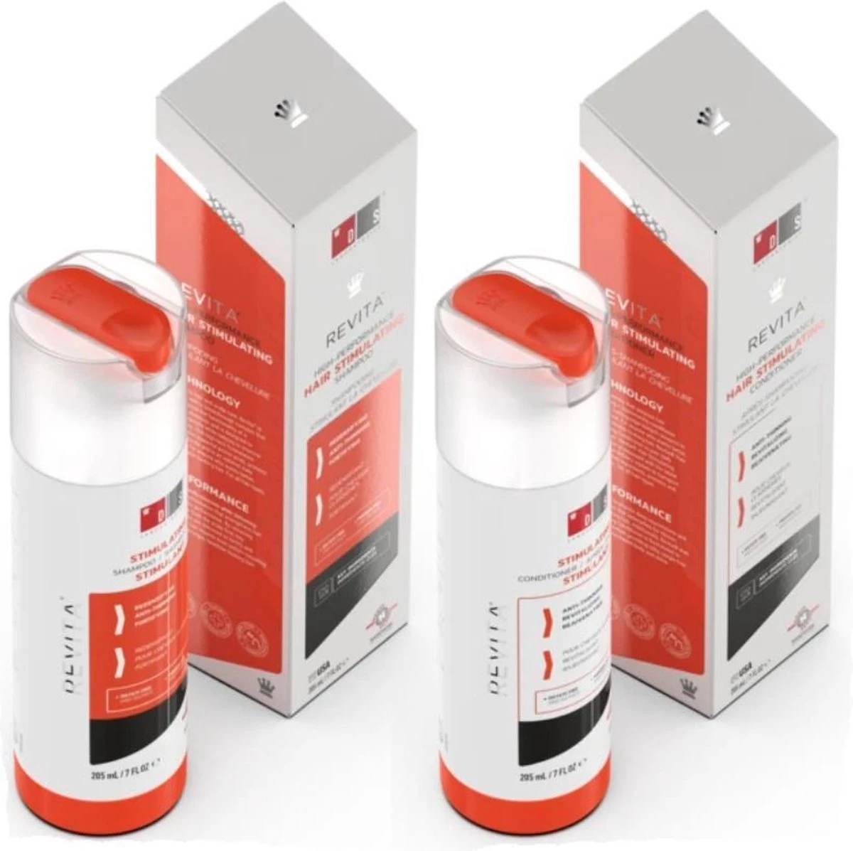 DS Laboratories - Revita Shampoo & Conditioner Tegen Haaruitval Voordeelset (2x 205 Ml.) 2 DS Laboratories - Revita Shampoo & Conditioner Tegen Haaruitval Voordeelset (2x 205 Ml.) - Afbeelding 2