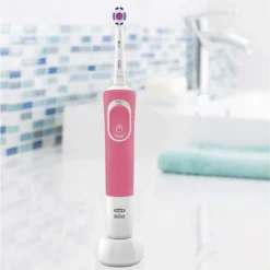 Oral B Oral-B Vitality 100 Roze CrossAction - Elektrische Tandenborstel - Powered By Braun -Oral B Shop 1200x1198 107