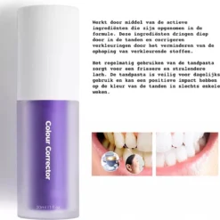 Tandpasta V34 Colour Corrector - Paarse Tandpasta - Tandenblekers - Hismile 10 Tandpasta V34 Colour Corrector - Paarse Tandpasta - Tandenblekers - Hismile -Oral B Shop 1200x1198 114