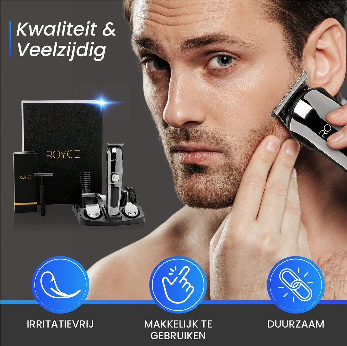 Professionele Trimmer 11 In 1 - Baardtrimmer Mannen - Waterdicht - Haartrimmer - Trimmer Mannen - Complete Set 3 Professionele Trimmer 11 In 1 - Baardtrimmer Mannen - Waterdicht - Haartrimmer - Trimmer Mannen - Complete Set - Afbeelding 3