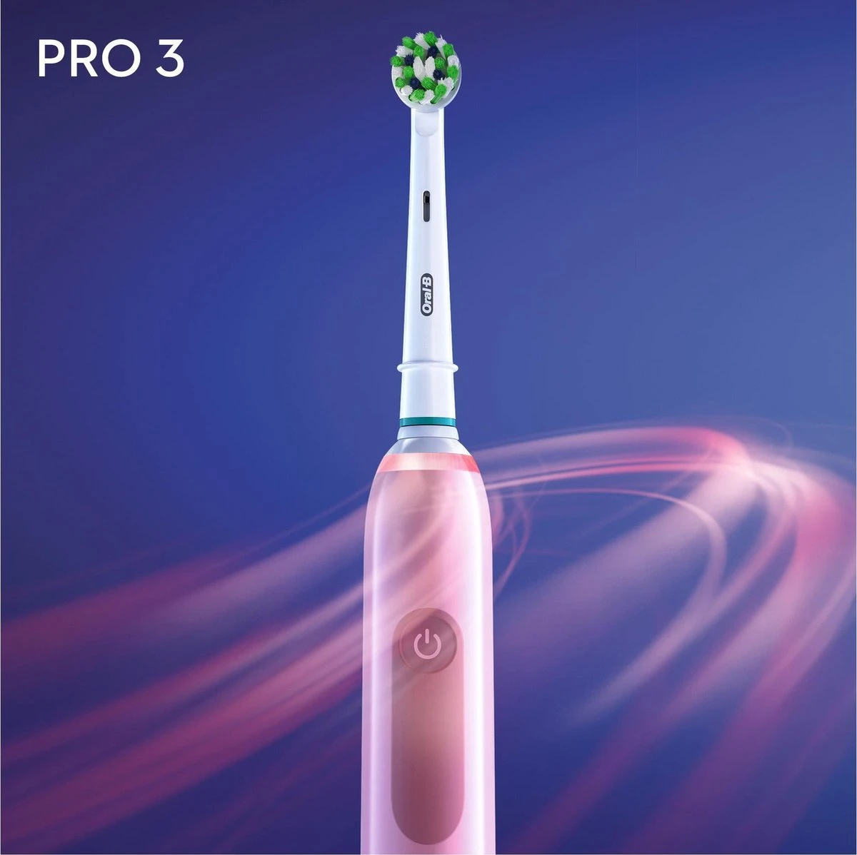 Oral B Oral-B Pro 3 - 3900 - Zwarte En Roze - Elektrische Tandenborstel 11 Oral B Oral-B Pro 3 - 3900 - Zwarte En Roze - Elektrische Tandenborstel - Afbeelding 11