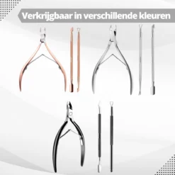 3 Delige Nagelriem Knipper Set - Cuticle Pusher Duwer Verwijderaar Trimmer Mesje - Bokkenpootje Nagels 17 3 Delige Nagelriem Knipper Set - Cuticle Pusher Duwer Verwijderaar Trimmer Mesje - Bokkenpootje Nagels -Oral B Shop 1200x1200 1075